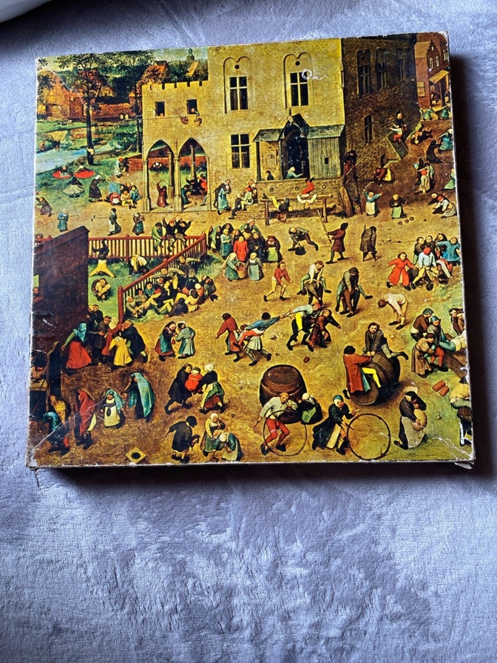 Classic Village Scene Jigsaw Puzzle - Multicolor